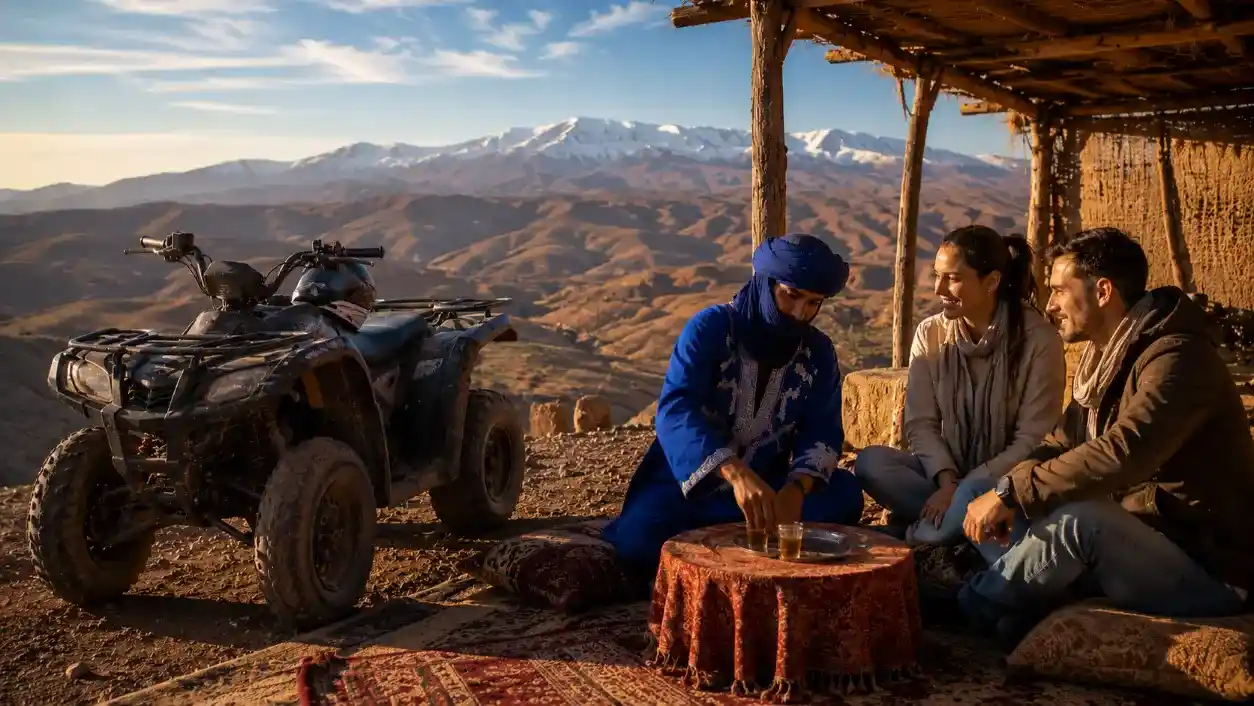 Quad Bike Marrakech Palmeraie Berber Tea Ceremony
